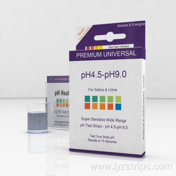 ph test dip sticks 4.5-9.0 with high quality